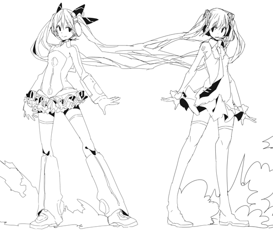 久々に本気で下書きから描いてみてるのだが、線画の時点で心折れそうわろすん! 