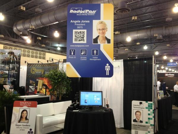 BadgePass's tweet image. Stop by Booth #2049 to check out a sneak peek of our newest products #WebPrint and #TimeManager! #ASIS12