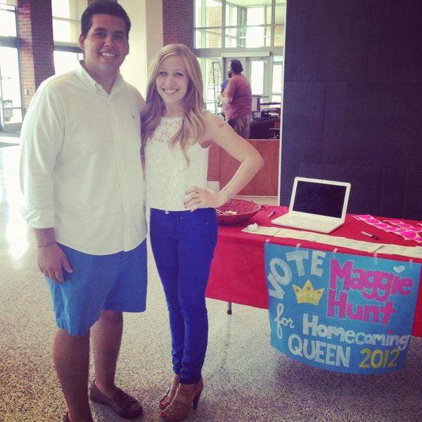 Vote Maggie Hunt as your next True Blue Homecoming Queen!! <a href="/MaggieBeth23/">Maggie Cline</a>