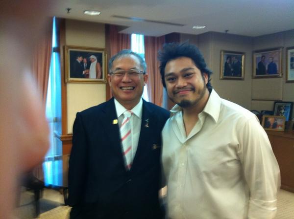 RUDYCULOUSLY's tweet photo. Met the deputy foreign minister http://t.co/seHjA2Hr