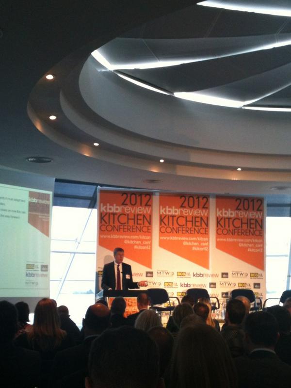 2020TechUK's tweet image. Michael Steinle, CEO of BSH Group takes the floor for his keynote address at @kitchen_conf 2012 #kitcon12