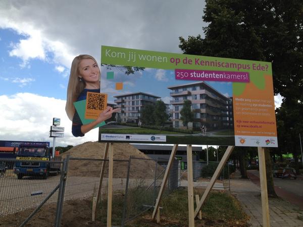 RT @veconet: Kom jij wonen op de Kenniscampus Ede? Bord geleverd door Veconet in opdracht van @Woonstede  #Kenniscampus