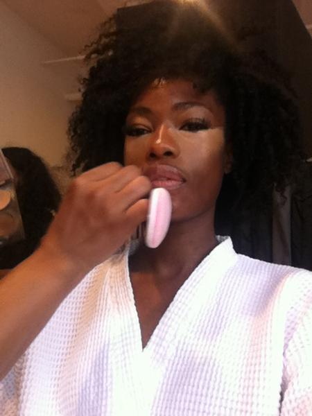 Woodlene's tweet photo. Oh the set life... http://t.co/nRhSSN8T