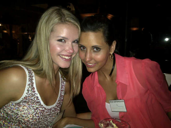 SuperKylster's tweet photo. Michele and myself on #theroadtomisssa top32! Love this girl! http://t.co/Gd1g7TJB