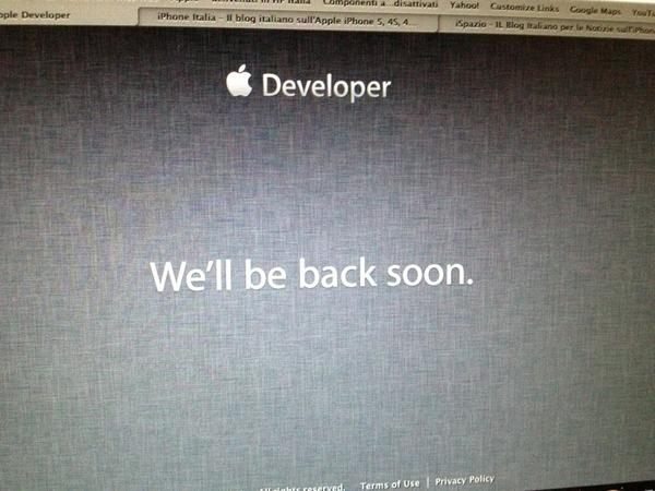 gep77's tweet image. @AndreaCervone #developerapple down