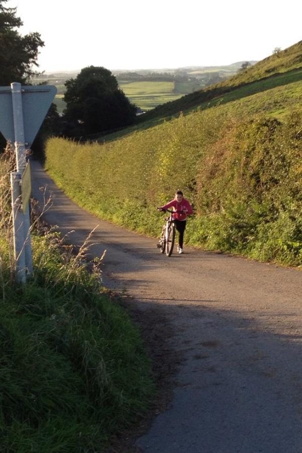 couldnae handle the hill #cutie #cycling #keepingfit @georgiakerr25