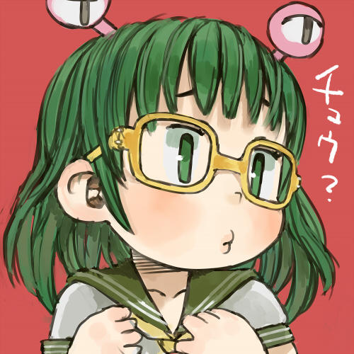 「そして、しょうがないから、チュウしてあげちゃうかも系ガールです 」|🍑エビ桃🍑ﾃｨｱ え08aのイラスト
