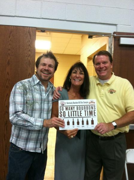bourbonblog's tweet photo. We're at the All Star Sample at the KY Bourbon Fest with @kybourbon and Linda Harrison #kybf http://t.co/Ztriunhq