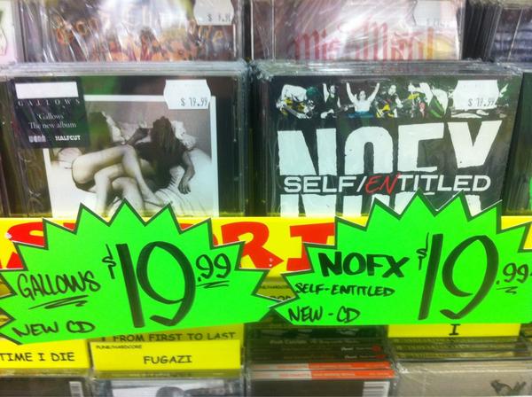 BreeC_JBaus's tweet photo. Great new music releases this week @JBHiFi @JBWaurnPonds 
Nofx, gallows, Pink, the Killers, Band of Horses and more! http://t.co/YgS9U5hv