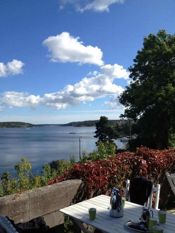 Vacker utsikt vid Vår Gård i Saltsjöbaden, där COMPUTERLINKS University 2012 hålls i år! #CLU2012