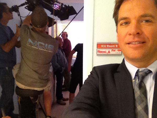 M_Weatherly's tweet image. Ncis season 10 : on the set