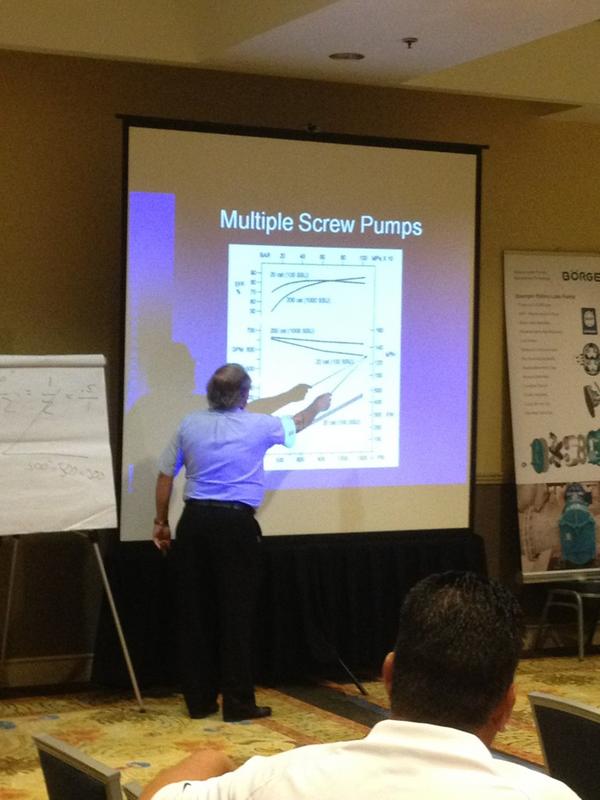 CharliKMatthews's tweet image. Covering Multiple Screw Pumps curves at #PumpTec @pumpconference