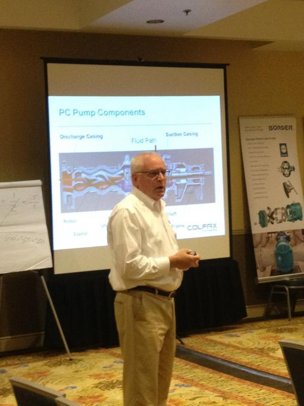 CharliKMatthews's tweet image. PC Pump Components with Ron Cortopassi from Colfax at #PumpTec @pumpconference
