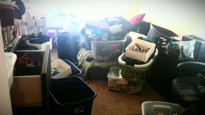 Uuuummmm... I have my work cut out for me. This room of boxes is soon to be my cam room/studio... Can't<a href="/tag/camwhore"class="tags"><span>#camwhore</span></a>