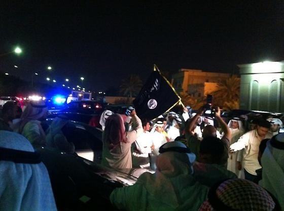 تغطية أعتصام امام السفارة الأمريكية