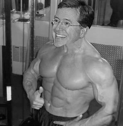 sweatapp's tweet photo. @StephenAtHome when did you get so ripped? #beourvalentine #isthiswhatelectionseasondoestoyou? http://t.co/cCwDD6KE