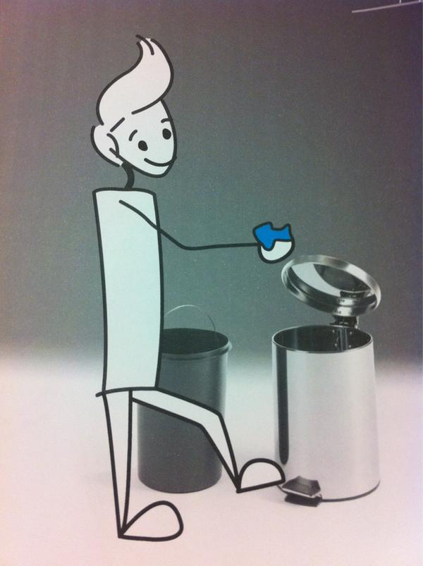 PSisplamo's tweet image. Nuestra gana de papeleras de pedal de #basicline