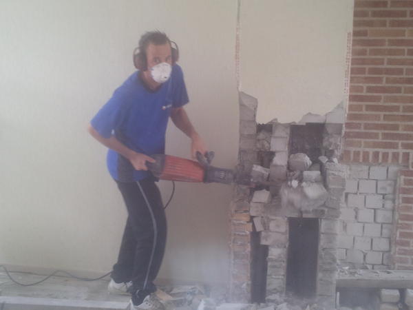 Marjan0703's tweet photo. klusdag 1 @sampie170 http://t.co/AloFaUQC