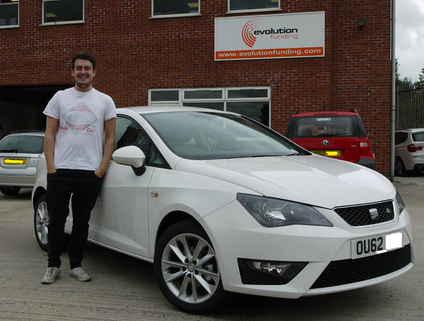 Josh from Sheffield collecting his new #Seat Ibiza from #EvolutionVehicleContracts carleasingandhire.co.uk/personal-leasi…