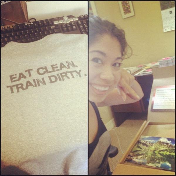 sunnyNena's tweet image. #happyfriday received my 1st #ConsciousBox yesterday and my #EatCleanTrainDirty shirt today. Excited  2 go thru box