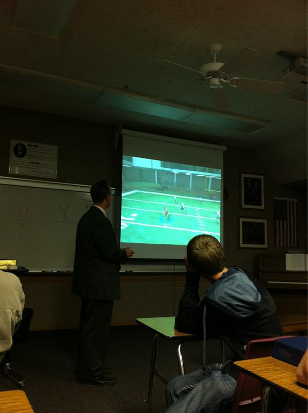 isaac_olson_22's tweet image. Playing NCAA13 in seminary to prepare for the BYU Utah game... #MormonProblems @MormonProbs
