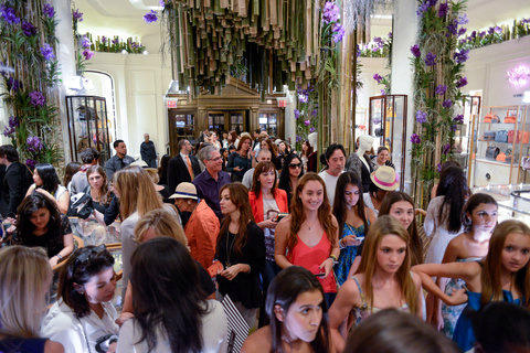 Check out our vanda orchids at Bergdorf Goodman during Fashion's Night Out! Photo cred to NYTimes.