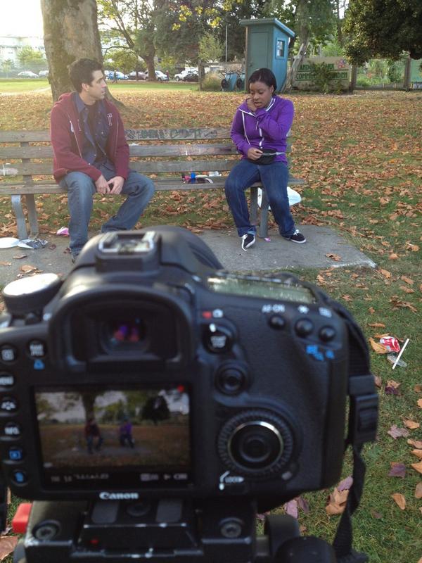 FyaCanada's tweet image. On set with @H_clairenortey for her #uniqueworks project