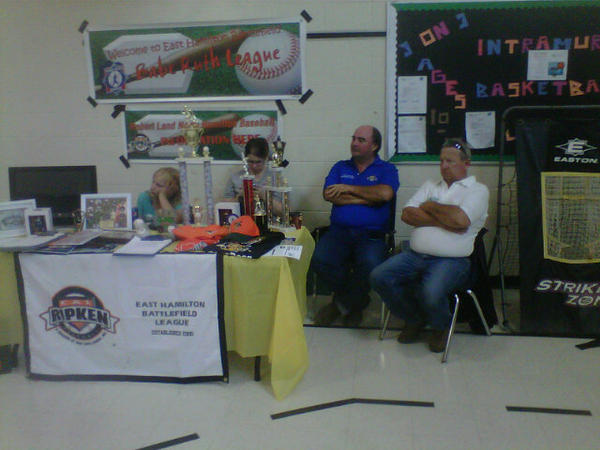 At Kiwanis for Sports Day!