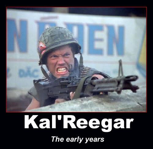 Here's an early picture of me in my Marine career.