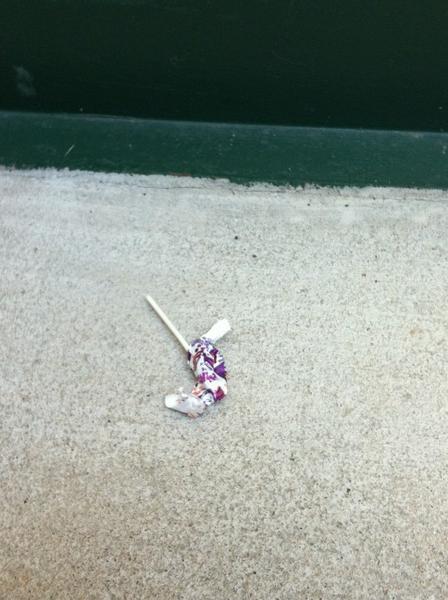 cwdunklin's tweet photo. REALLY @ashleyrlaws? #litterbug http://t.co/xSPcHM0j