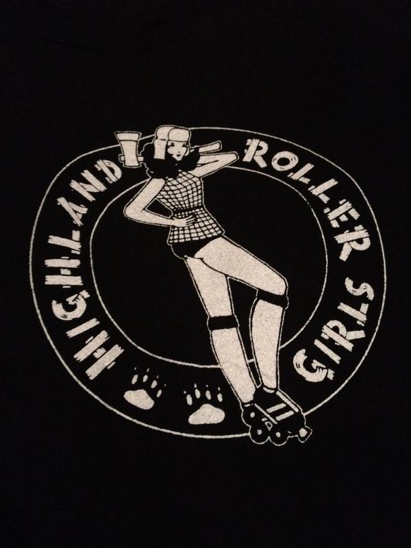 We have t-shirts! Come and buy one tonight at Mckeck's in Haliburton from 7pm. Support your local #rollerderby team!