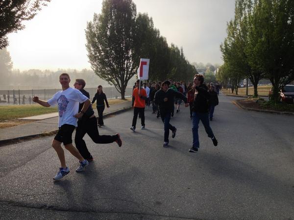 Great day for the #terryfox run!