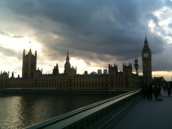 London is looking awesome. Nice to be back in England