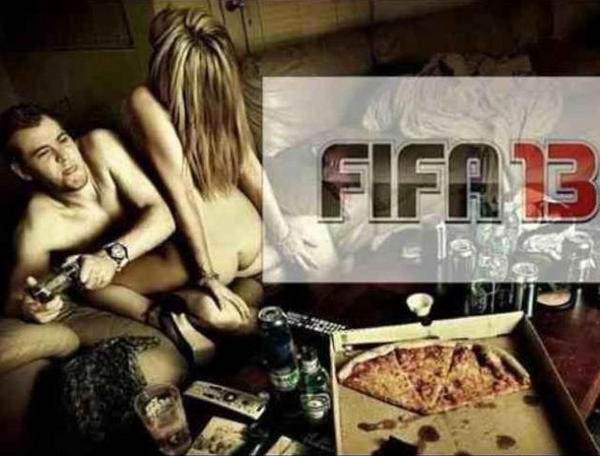 ODDSbible's tweet photo. It looks like this lad's having a nice weekend in with the girlfriend http://t.co/IW18TT9z