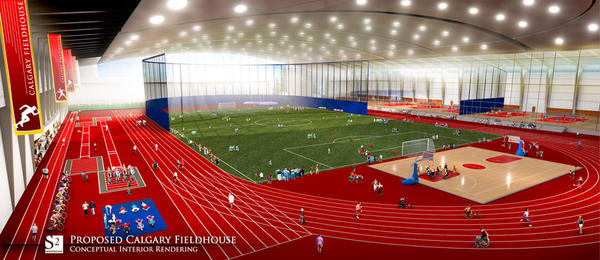 Check out this conceptual drawing of the proposed multisport fieldhouse.