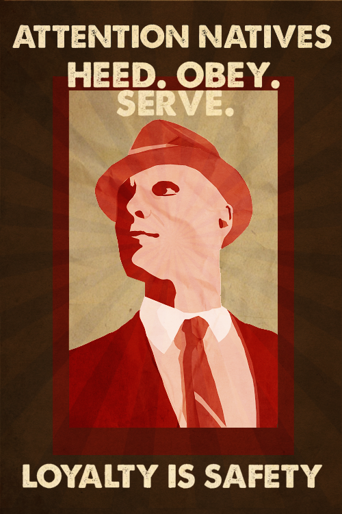 The time has come to take action. Your Loyalty Ensures Your Safety. #HeedObeyServe #Fringe (poster by <a href="/frozenaura/">Lynsey</a>)