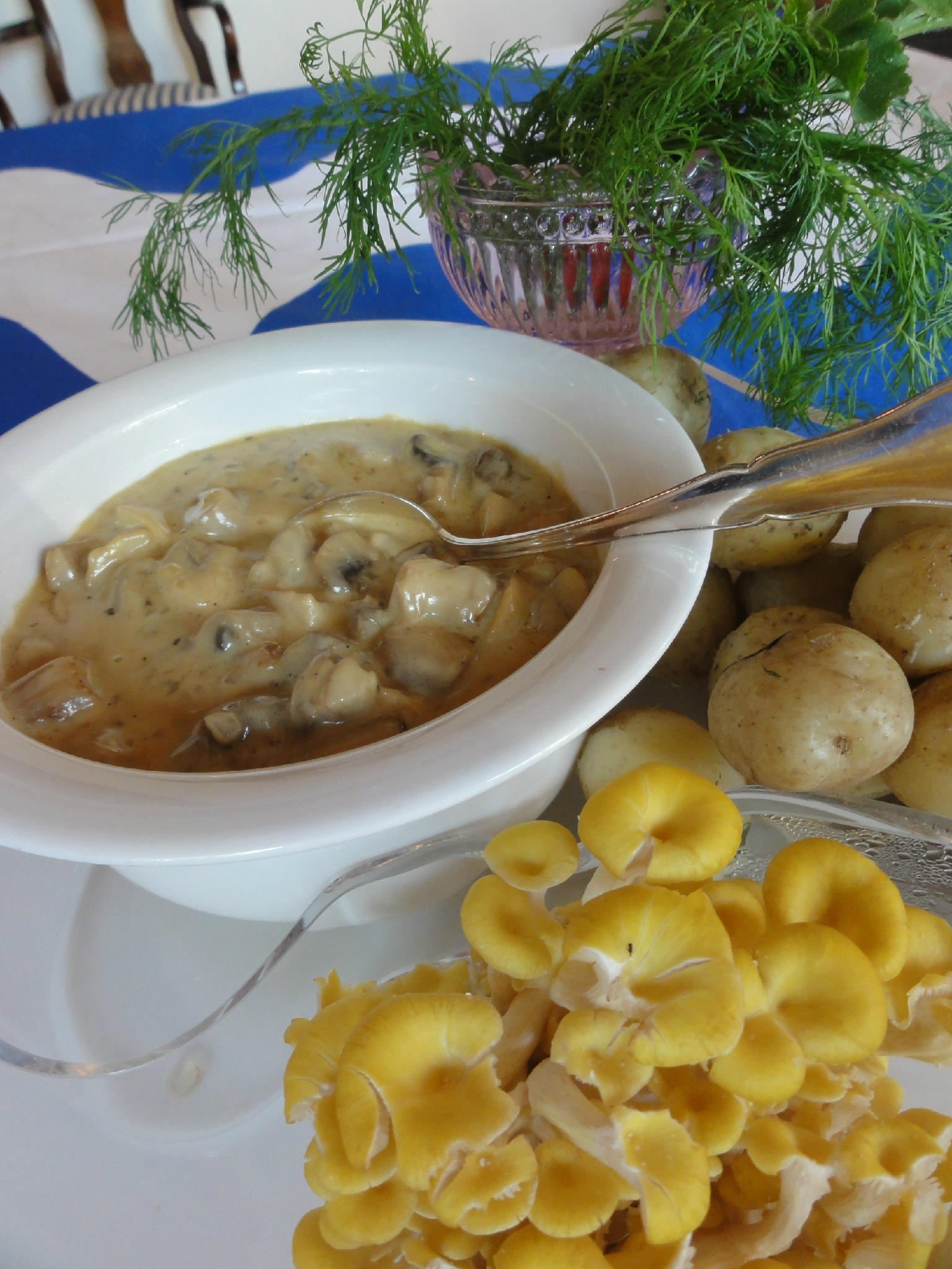 駐日フィンランド大使館 きのこシチュー ムーミンママのレシピにはあんず茸 Kantarelliかんたれっり やまどり茸 Herkkutattiへるっくたってぃ またはマッシュルームとなっていますが 日本の きのこでも大変おいしくできました フィンたんの食卓 Http