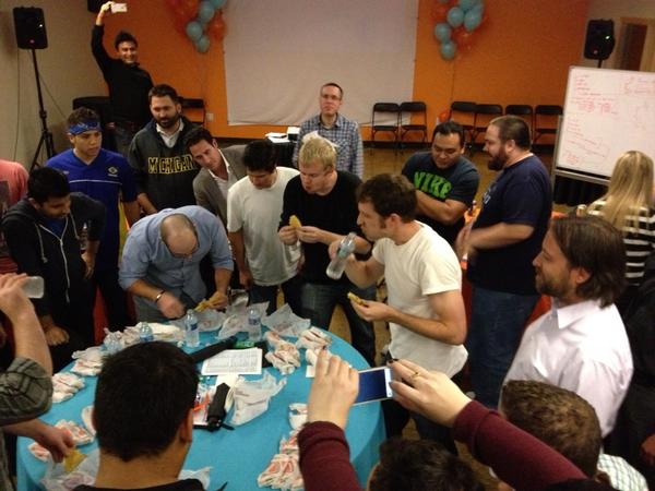Taco eating contest at our @lead2show headquarters. #winning