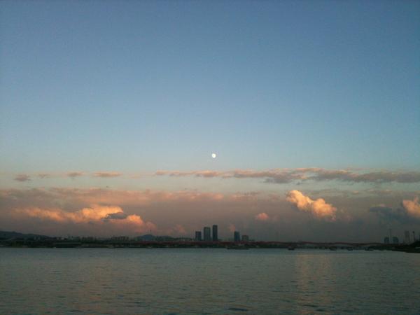 노을과 달님~☁