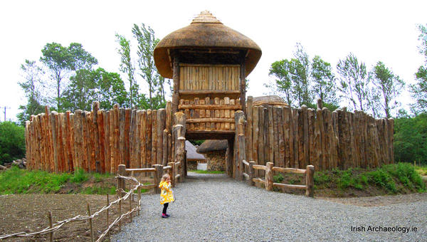 The newly refurbished ringfort at the Irish National Heritage Park, Ferrycarrig, Wexford