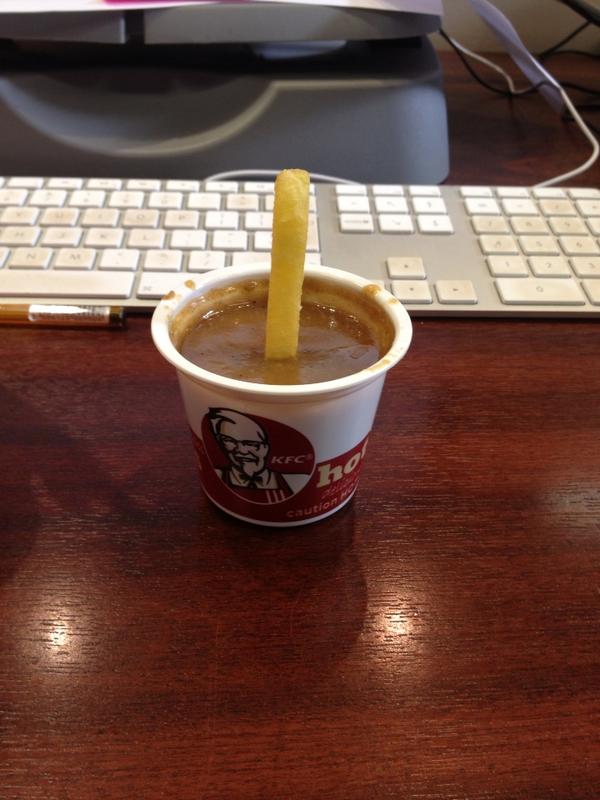 StaceyMBall's tweet image. #KFC #chiptest #beesknees