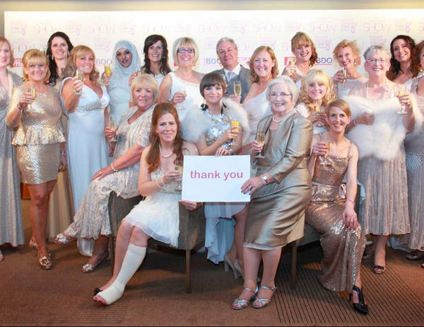 Huge thanks from <a href="/BCCare/">Breast Cancer Now</a> and the models from last night's show. £130k raised. Well done to all and BDO Glasgow!