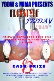 YBBW_AlphaChapt's tweet photo. TODAY!!!! TODAY!!!! TODAY!!!! FreeStyle Friday!!! 8pm In The DOME Room!!! Support YBBW &amp; MIMA!!! http://t.co/or3h4k51
