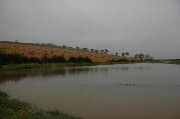 floddenbattle's tweet photo. Branxton Hill and the centre of flodden Battlefield after recent rain http://t.co/G5wPRshL