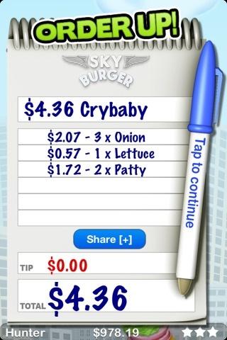 clinth80's tweet image. I just stacked a $4.36 Crybaby in Sky Burger for iOS!ho#