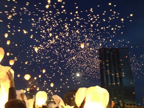 So amazing!! #artprize #floatinglanterns✨