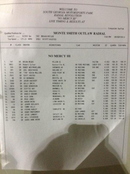joeprotorque's tweet photo. Number 1 Brian McGee and 5 of the top eight http://t.co/VYViMHsu