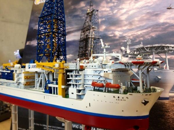 Chikyu 地球深部探査船 ちきゅう Su Twitter 一般初公開 コレがウワサの ちきゅう プラモデルだっ この完成度には関係者も驚愕 バンダイさんから11月発売予定です Http T Co Vipvkvip