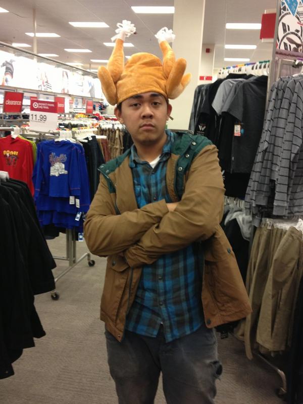 chez4prezz's tweet image. This is what we do in target. #turkeyhead 🍗