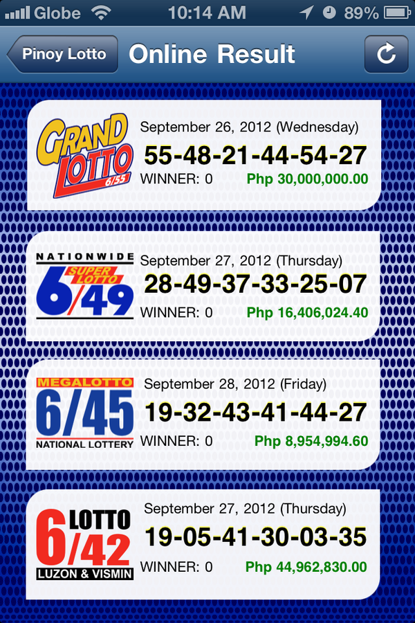 R&s lotto results good night R&s lotto results good night